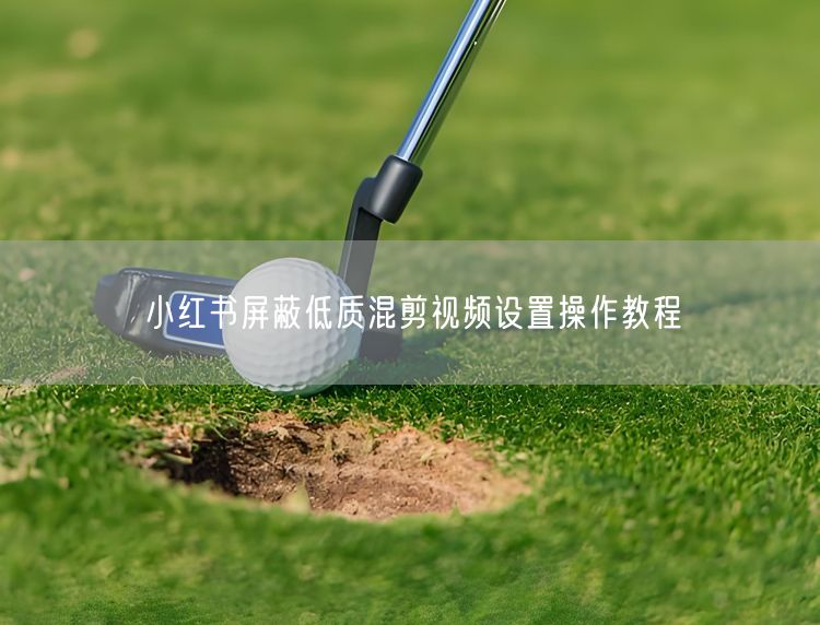 小红书如何屏蔽低质混剪视频？操作教程来了