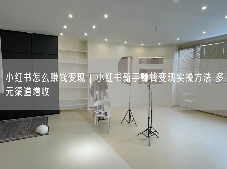 小红书怎么赚钱变现｜小红书新手赚钱变现实操方法 多元渠道增收