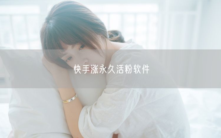 快手涨永久活粉软件