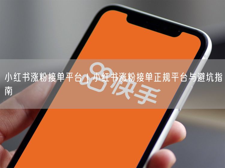 小红书涨粉接单平台|小红书涨粉接单正规平台与避坑指南