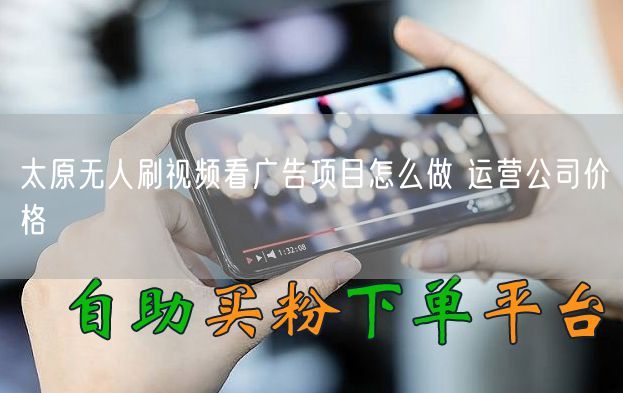 太原无人刷视频看广告项目怎么做 运营公司价格
