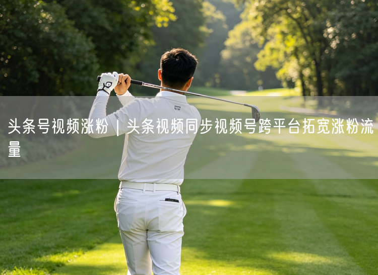 头条号视频涨粉｜头条视频同步视频号跨平台拓宽涨粉流量
