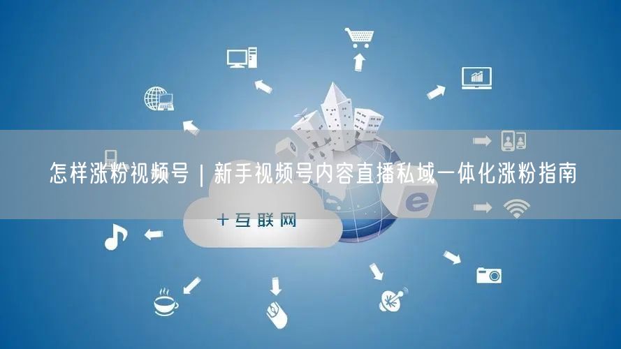 怎样涨粉视频号｜新手视频号内容直播私域一体化涨粉指南