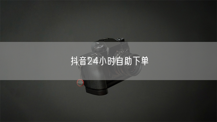 抖音24小时自助下单
