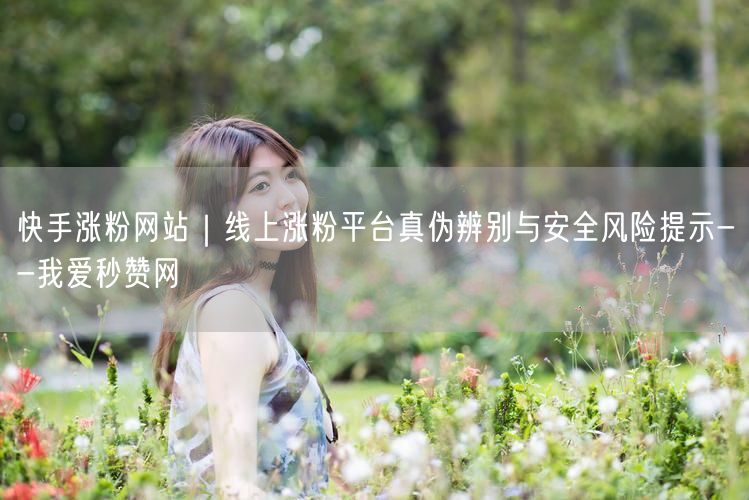 快手涨粉网站｜线上涨粉平台真伪辨别与安全风险提示--我爱秒赞网