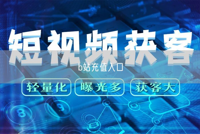 b站充值入口